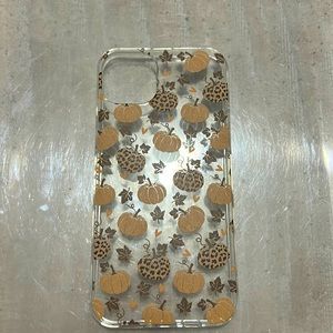 iPhone 14 case brown pumpkins